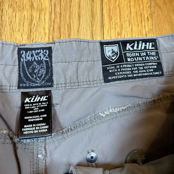 Kuhl Stone Gray Straight Leg Pants - Picture 4 of 11